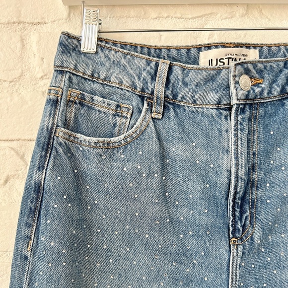 Dynamite Justina Sparkle/Diamond Jeans - Picture 3 of 5